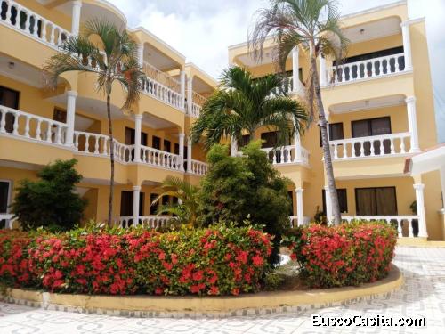 Cómodo Apartamento De 1 Hab. En Residencial Cerrado, Bavaro