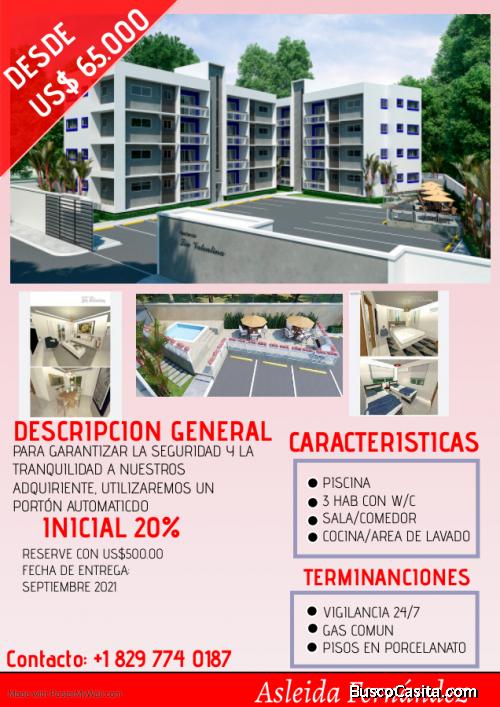 ESTA ES TU OPORTUNIDAD DE TENER TU APARTAMENTO