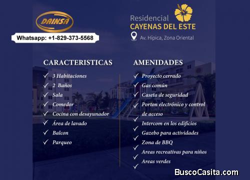 Residencial Cayenas Del Este etapa 1 y two precios