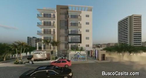 APARTAMENTOS  EN PLANOS  EN ZONA DE CRECIMIENTO EN SANTIAGO ZA13A