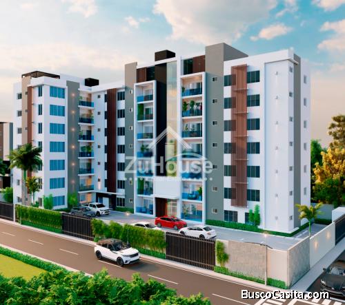 Apartamentos en venta en planos en torre cerca del HOMS WPA05