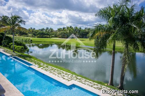 Apartamentos de 3 Habitaciones con vista al golf y lagos en Punta Cana WPA18