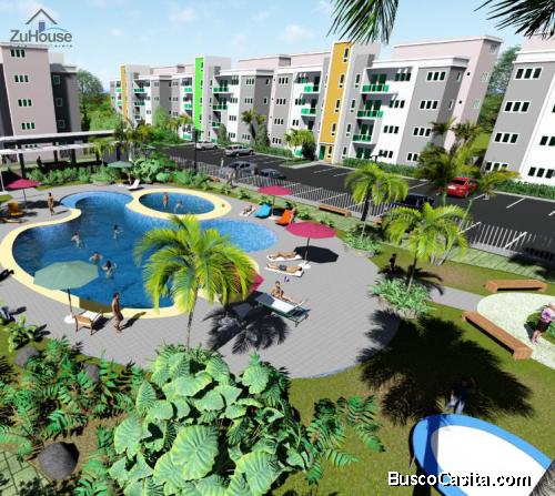 Apartamentos nuevos con Cuarto de Servicio en Res. Con Piscina WPA31 B
