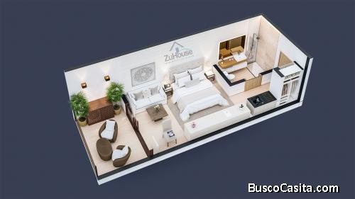 Apartamento amueblado en planos frente a la Bahía de Samaná WPA130