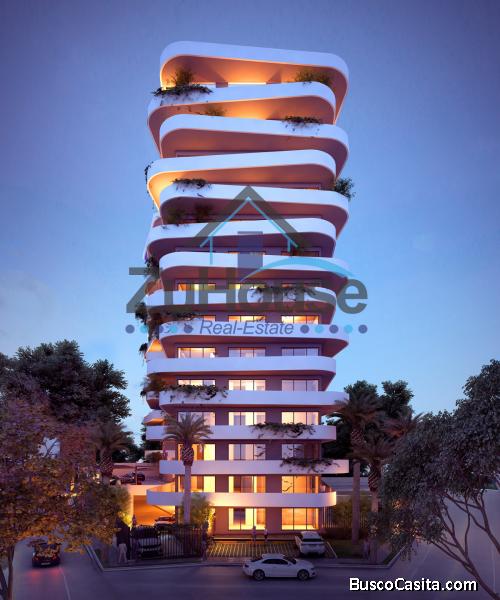 Vanguardista Torre de Apartamentos en Planos en La Trinitaria, Santiago WPA134