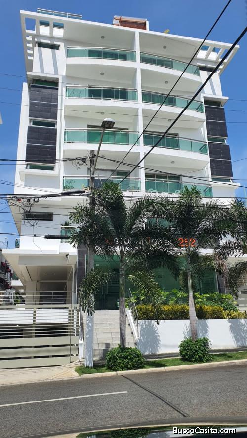 Alquilo apartamento amueblado en Gazcue