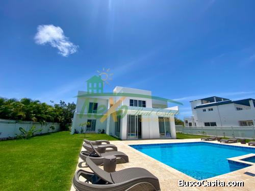 Hermosa Villa Lujosa Amueblada Ubicada En Sosúa  (trc-190)
