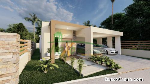 En Venta Casa de Hermoso diseño Gurabo Santiago  (TRC-191) 