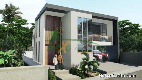 Casa De 2 Niveles En Proyecto Cerrado Santiago  (eac-251)