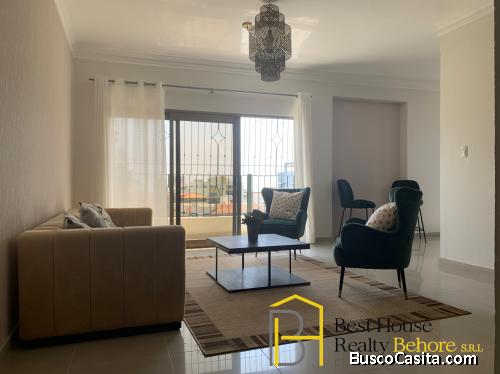 Alquilo hermoso apartamento amueblado en Bella vista 