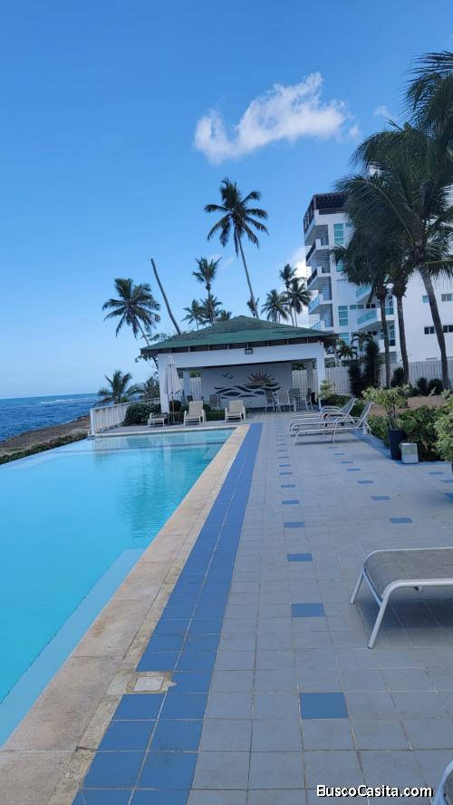 Vendo Espectacular Apartamento Amueblado FRENTE AL MAR en Villas del Mar