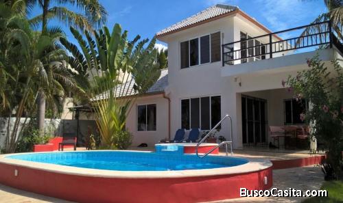 VILLA DE VENTA EN CABARETE PUERTO PLATA