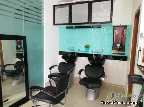 Vendo Punto comercial Salón en Piantini amueblado full