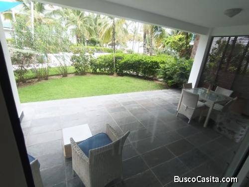 Primera linea de playa apartamento 1er nivel 220 mil dolares