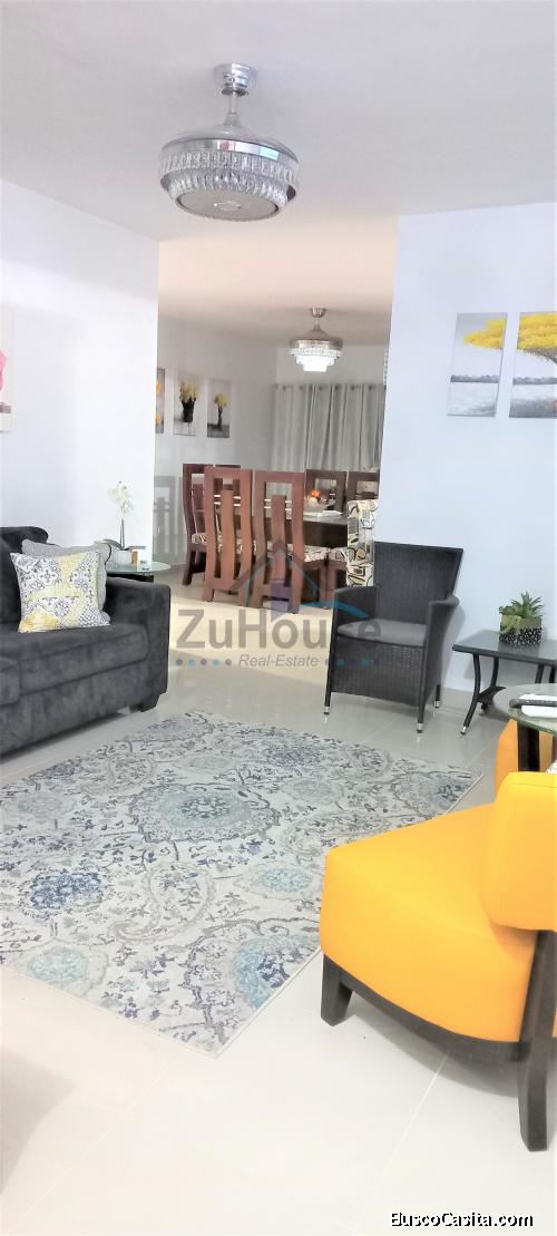 Apartamento en venta 2do Nivel Cuarto de Servicio Res. c/Piscina WPA14