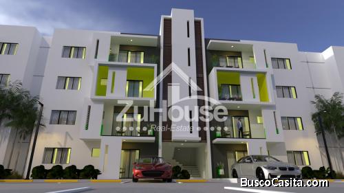 Apartamentos en venta en planos en Res. cpiscina Gurabo, Santiago WPA22