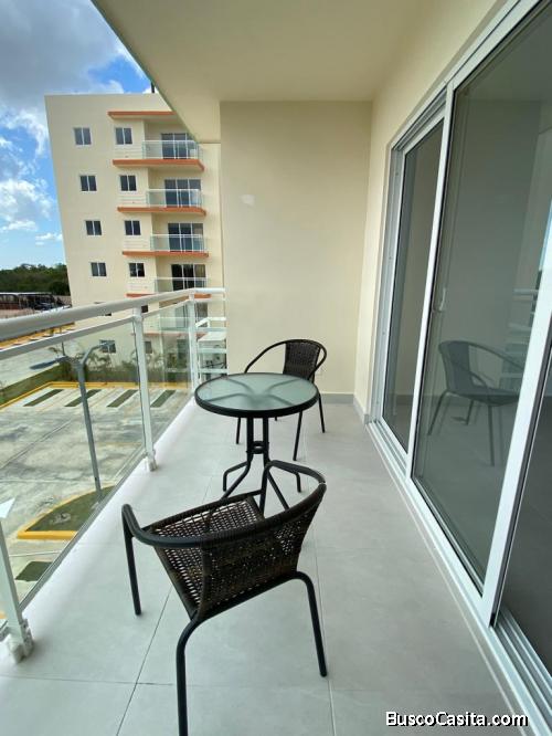 En renta cómodo apartamento de 2 habitaciones en Crisfer, Punta Cana