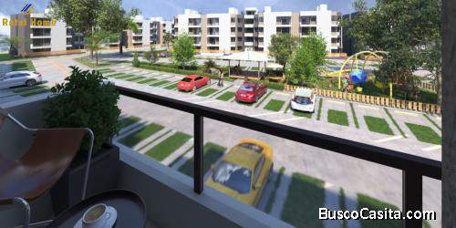 Apartamentos en Proyecto Residencial en planos