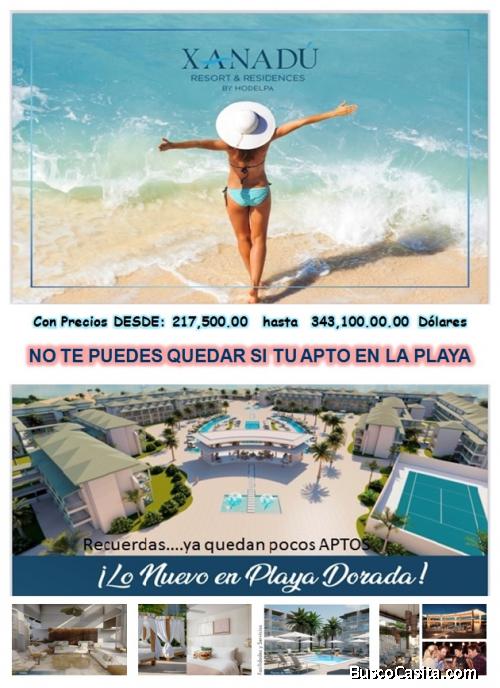 LA MEJOR INVERSION EN PUERTO PLATA...... 1 APTO EN PLAYA DORADA, DESDE US$217,800.00