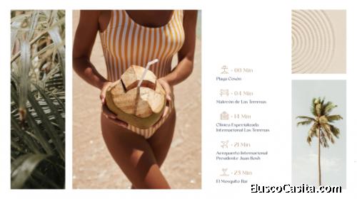 PLAYA COSON , SAMANA SILVER BEACH APTOS DE 1, 2, 3 Habs en Cuarto Piso