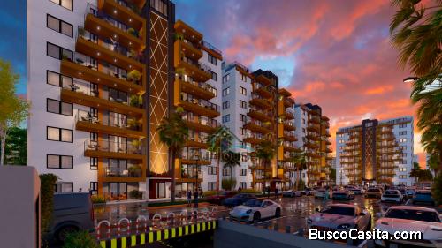 Apartamento en venta en planos en Torre en Urb. Thomen Santiago WPA06