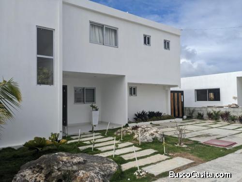 Vendo Villa Amueblada en Bavaro, Punta Cana, con 260 Mts.2, 2 habitaciones