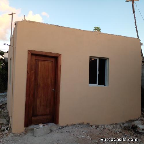 Habitacion economica dormitorio con su baño y area de cocina 