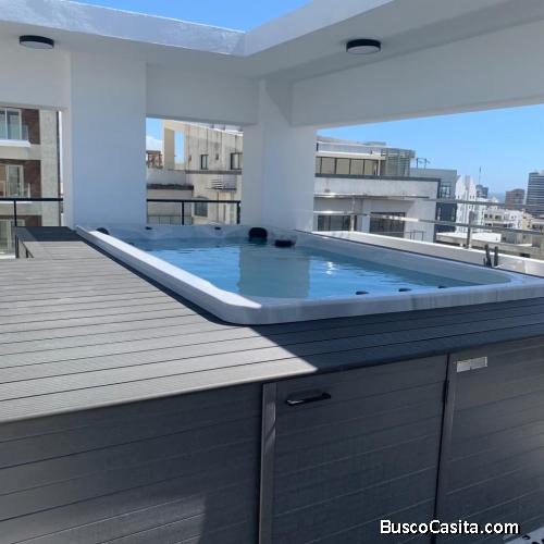Apartamento en alquiler con linea blanca en Naco