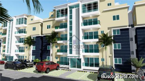 Apartamentos en Planos en Residencial con Piscina en Pontezuela BDA01