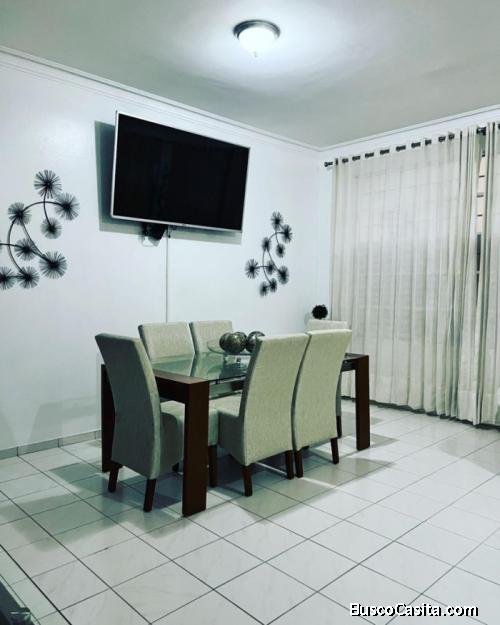 Apartamento Amueblado En Renta, En Santiago.
