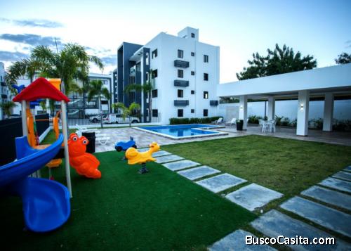 Venta De Apartamentos Con Piscina En Gurabo, Santiago  