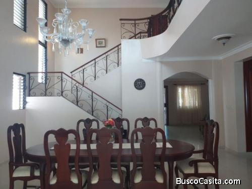 Vendo Casa Con Piscina En El Dorado Ii Santiago, Rd.