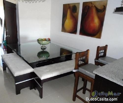 Apartamento Amueblado En Renta Jardines Del Sur 