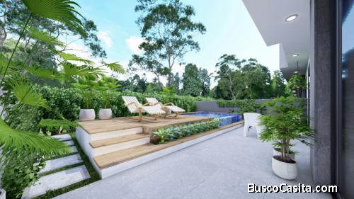 Villa Con Picuzzi Incluido En Venta En Punta Cana
