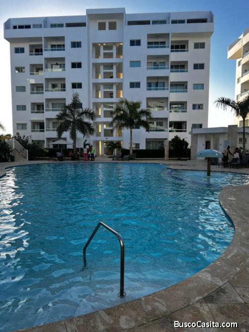 Apartamento Amueblado En Juan Dolio De 2 Habitaciones