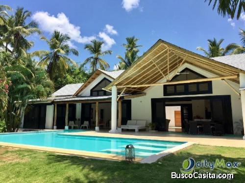 Villa Amueblada En Alquiler En Los Nomadas Las Terrenas