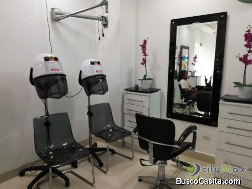 Vendo Punto Comercial Salón En Piantini Amueblado Full 