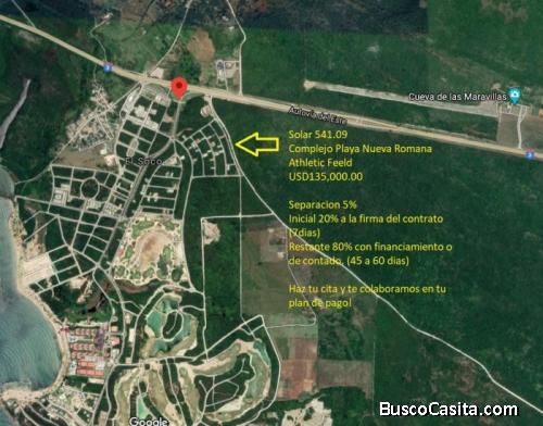 En Playa Nueva Romana Excelente Terreno En Venta