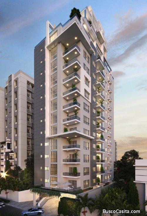 Apartamento En Venta En Naco Con Áreas Sociales 3 Habs