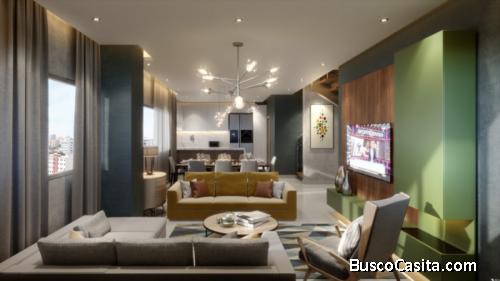 Vendo Apartamento En Torre De Lujo En Serralles Piso 12