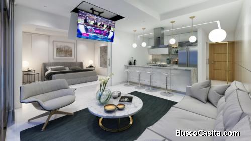 Apartamento Tipo Condo Hotel En El Naco En Venta