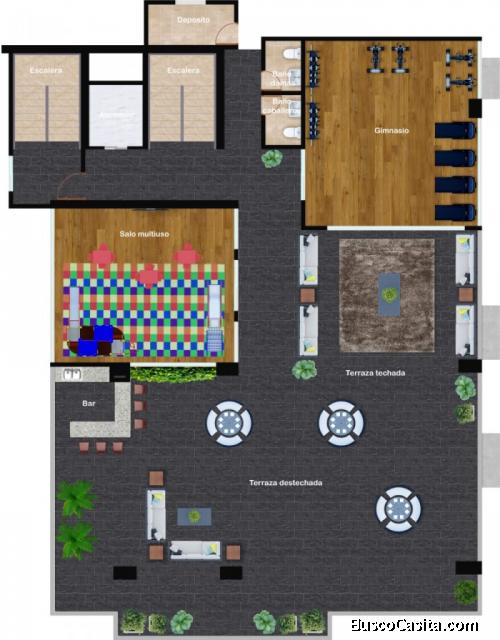 Apartamento De 1 Habitación En Venta Evaristo Morales