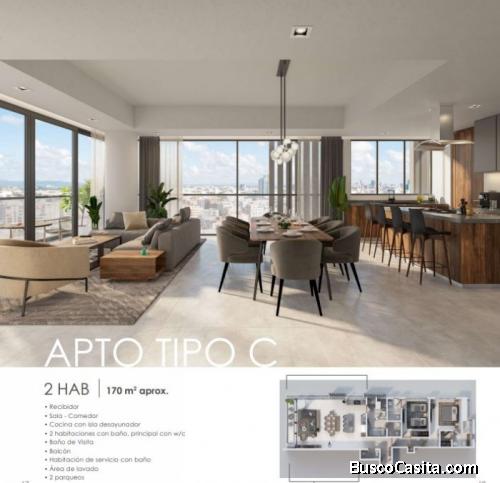 Apartamento De Lujo En Los Cacicazgos En Venta