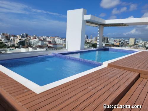 Apartamento En Alquiler Amueblado, Evaristo Morales. 