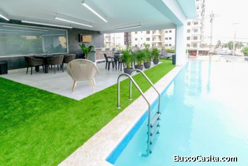 Apartamento En Alquiler Amueblado En Evaristo Morales