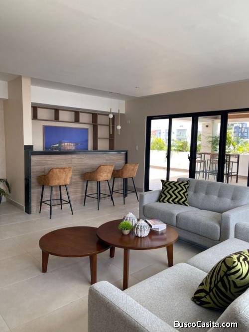 Apartamento En Alquiler A Estrenar En Evaristo Morales