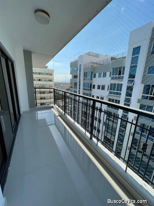 Apartamento De 1 Habitación Piso Alto En Piantini