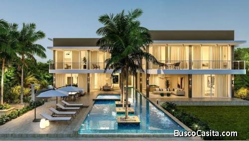 Villa Amueblada En Punta Cana A Minutos De La Playa 