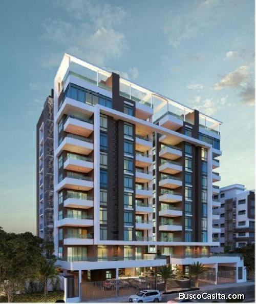 Apartamento En Venta De 3 Hab Y Terraza, Los Cacicazgos