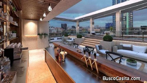 Apartamento Piso Alto, Torre Estilo Condo-Hotel En Naco